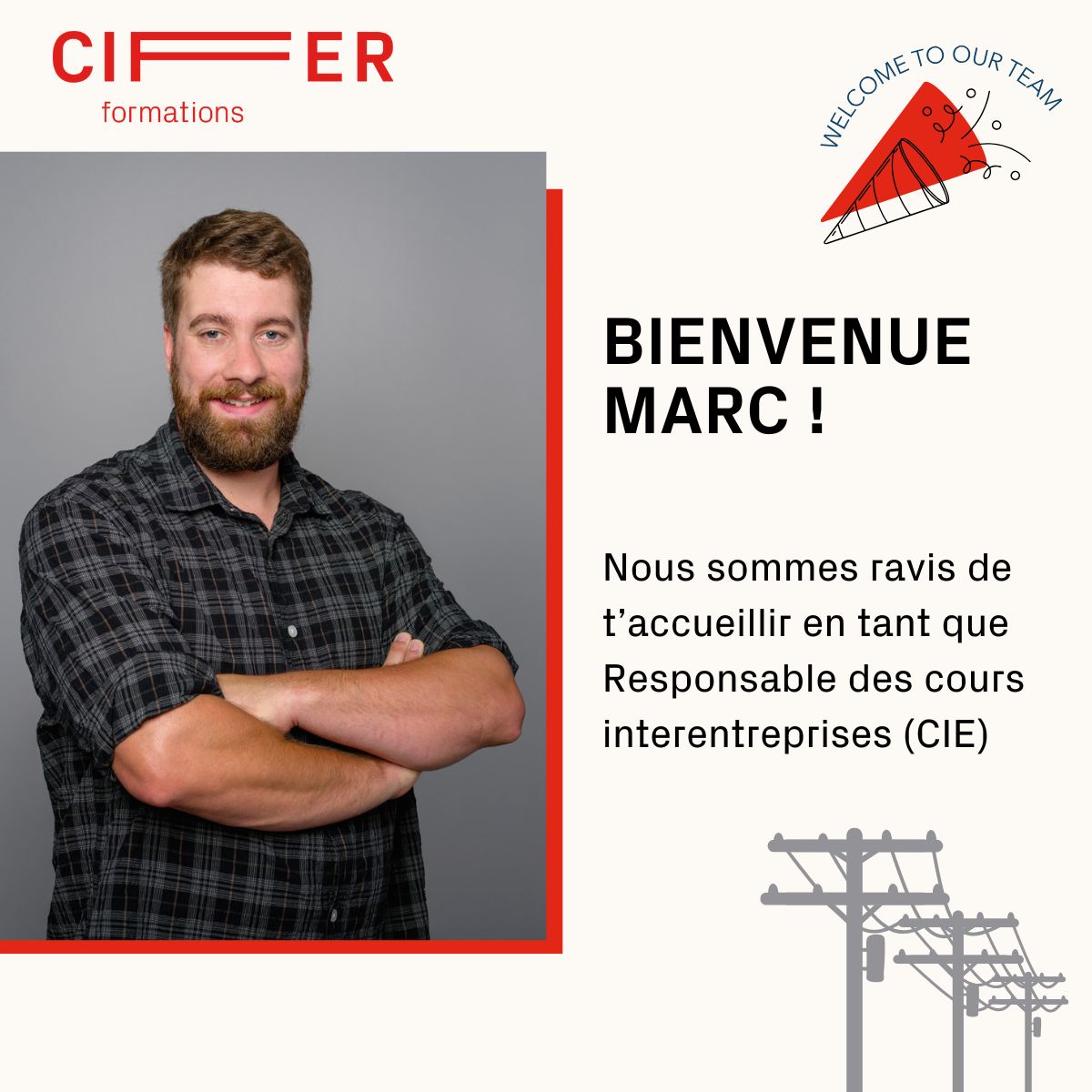 Bienvenue Marc